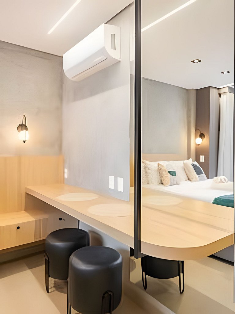 400m Av. Paulista | Piscina e Academia | P/ até 4