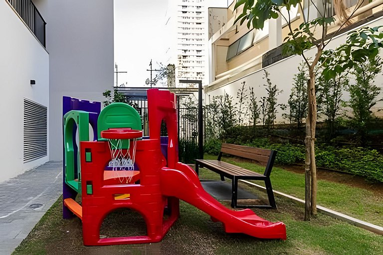 Studio para 4 prox ao Allianz Parque e Bourbon