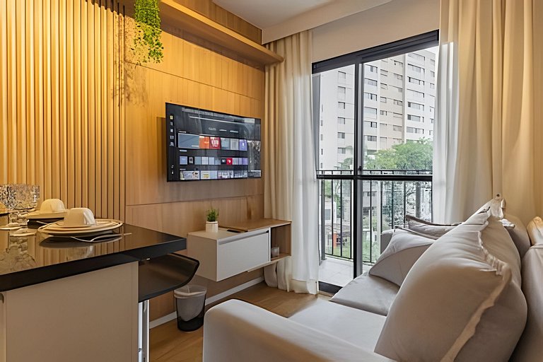 Vila Olímpia P / 4 pessoas - Ao lado do Shopping