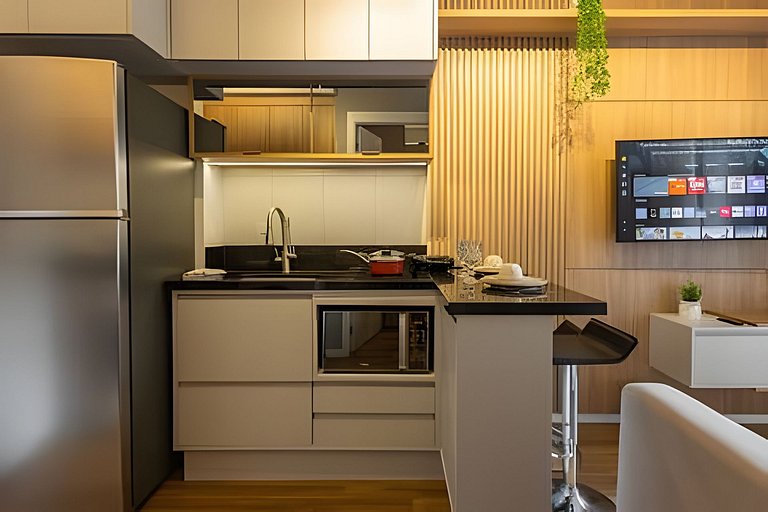 Vila Olímpia P / 4 pessoas - Ao lado do Shopping