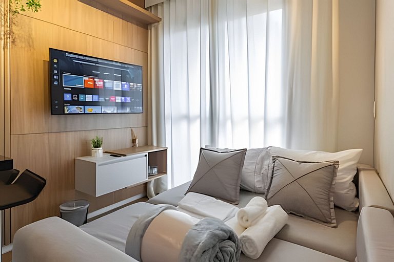 Vila Olímpia P / 4 pessoas - Ao lado do Shopping