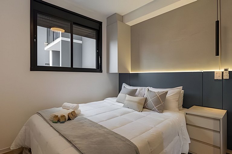 Vila Olímpia P / 4 pessoas - Ao lado do Shopping