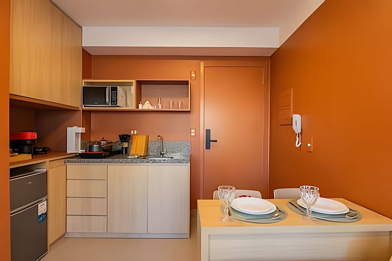 Ideal para shows no Allianz | 1 Dorm P/ 4 pessoas