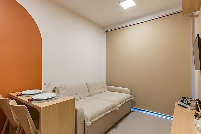 Ideal para shows no Allianz | 1 Dorm P/ 4 pessoas