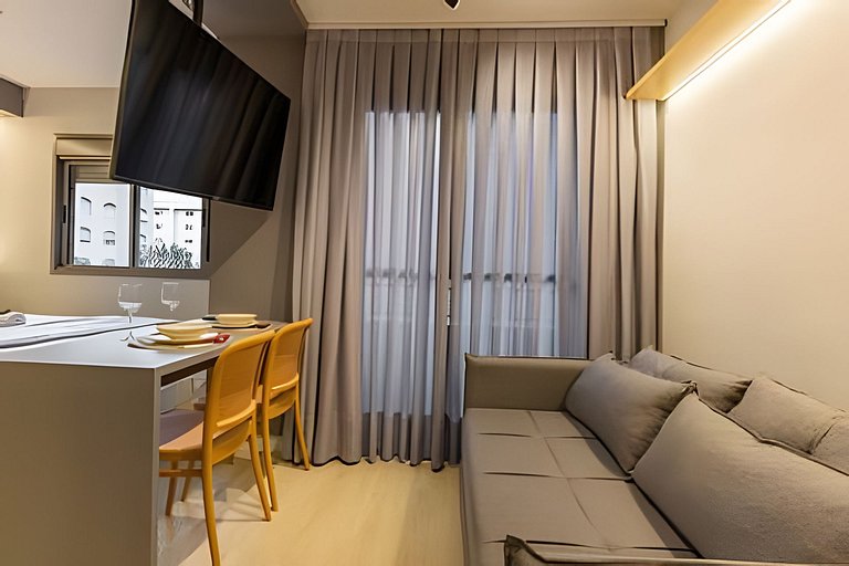 Studio Para até 4 no Itaim
