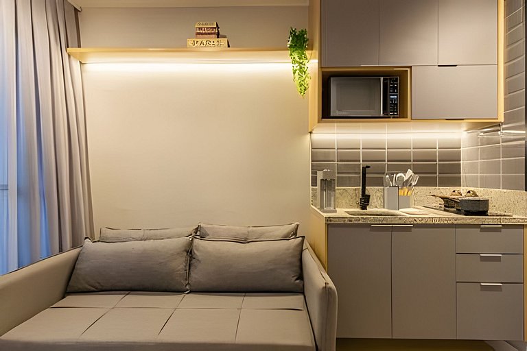 Studio Para até 4 no Itaim