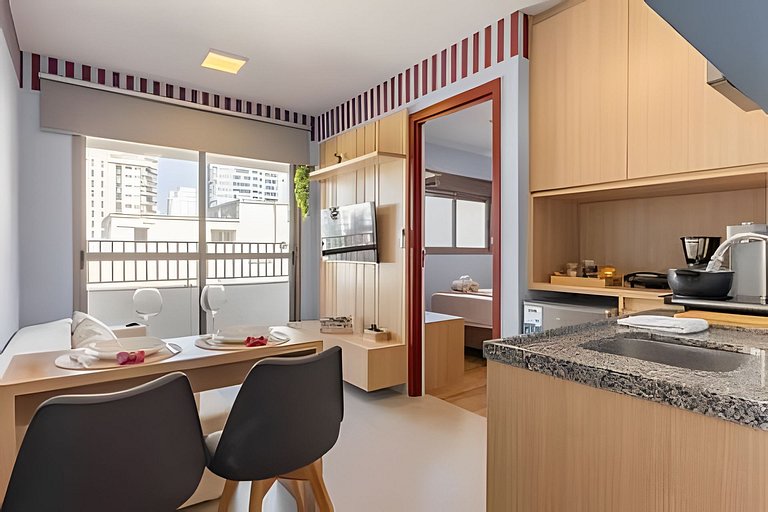 1 dorm a 4min do Allianz Parque | 4 pessoas