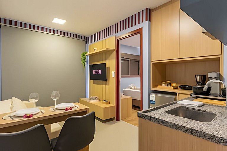 1 dorm a 4min do Allianz Parque | 4 pessoas