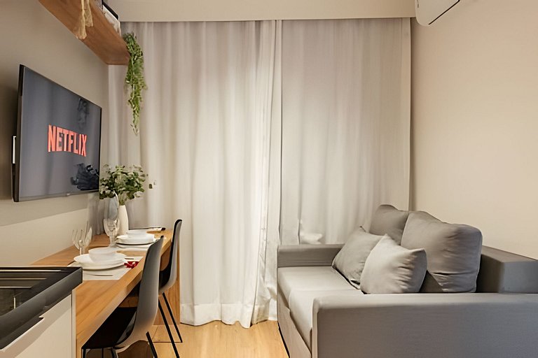 Apto no Itaim | 1 Dorm Completo | P/ Executivos