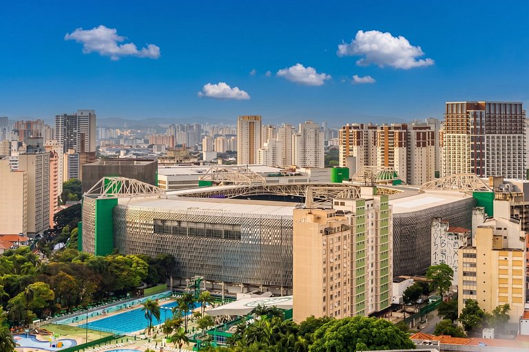 2Dorm a poucos passos da Nubank Parque